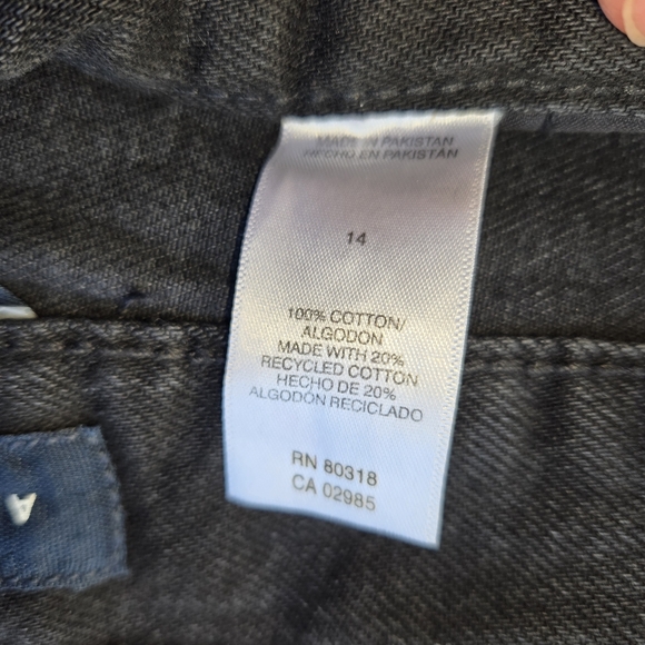 Aeropostale Aero High Rise Baggy Jeans Size 14 NWT Black Style 9854AS - Picture 11 of 16